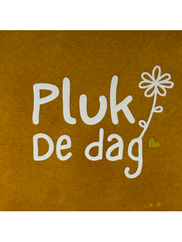 Yett Yett | Tegeltje pluk de dag oker