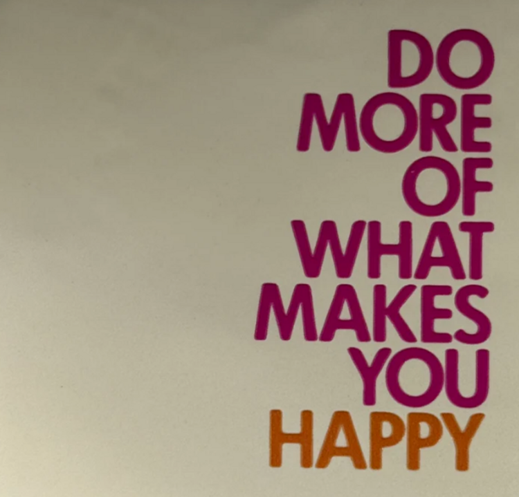 Yett Yett | Tegeltje do more makes you happy creme