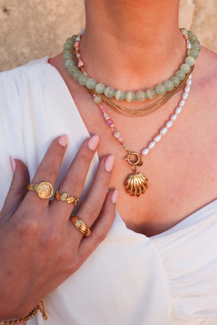 label Kiki Label Kiki | Ketting Sage gold