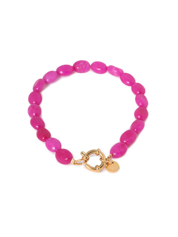 label Kiki Label Kiki | Armband Red velvet gold