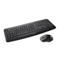 Sygonix  SC-KMC-300 draadloos toetsenbord, muisset met numeriek toetsenbord Duits, QWERTY zwart