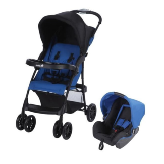 Taly 2-in-1 Kinderwagen (Inclusief reiswieg en autostoeltje - Baleine Blue