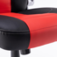 GTG GT Basic luxe en stevige gaming stoel, zwart - rood 68x67x110/120cm