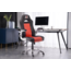 GTG GT Basic luxe en stevige gaming stoel, zwart - rood 68x67x110/120cm