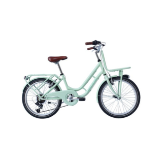 Wings Wings Retro 24 Inch 38 cm Meisjes 6V V-Brakes Lichtgroen