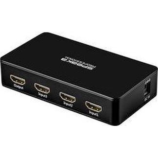 SpeaKa SpeaKa Professional HSW460-31 3 poorten HDMI-switch Ultra HD-geschikt 3840 x 2160 Pixel