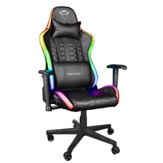 Trust GXT 716 Rizza - Gaming stoel met RGB verlichting - Zwart