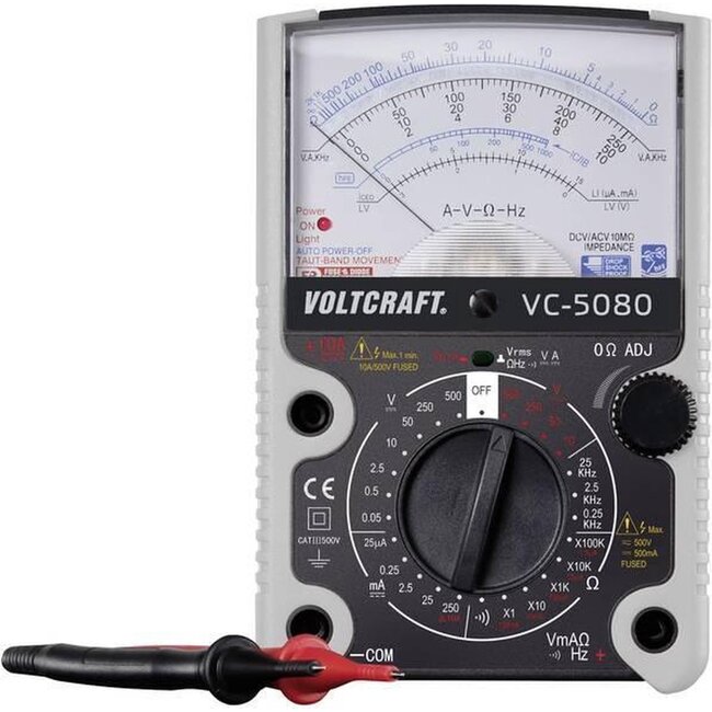 Voltcraft VOLTCRAFT VC-5080 Multimeter Analoog CAT III 500 V