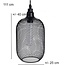 Hanglamp - Lamp - Industrieel - Draadloos - Inclusief Lichtbron - Led - Voor binnen en buiten - Hangend - Snoerloos - Op Batterijen - Ingebouwde Timer - Metaal - Zwart