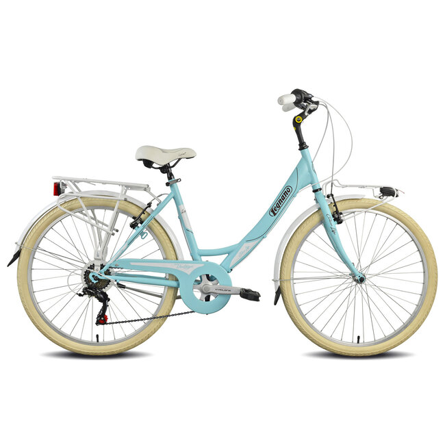 Legnano Picadilly Damesfiets - Transportfiets - 26 Inch 43 cm - 6 Versnellingen - V-Brakes - Verkrijgbaar in vier kleuren