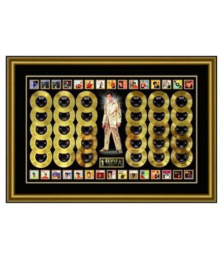 Elvis Presley - 30 Gouden Platen (45") Van Zijn Nummer 1 Hits 24KT Gelimiteerde Oplage van 100