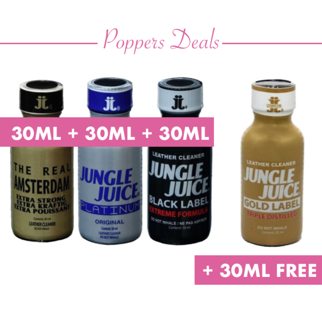 Poppers 30ml Combideal 3+1 gratis