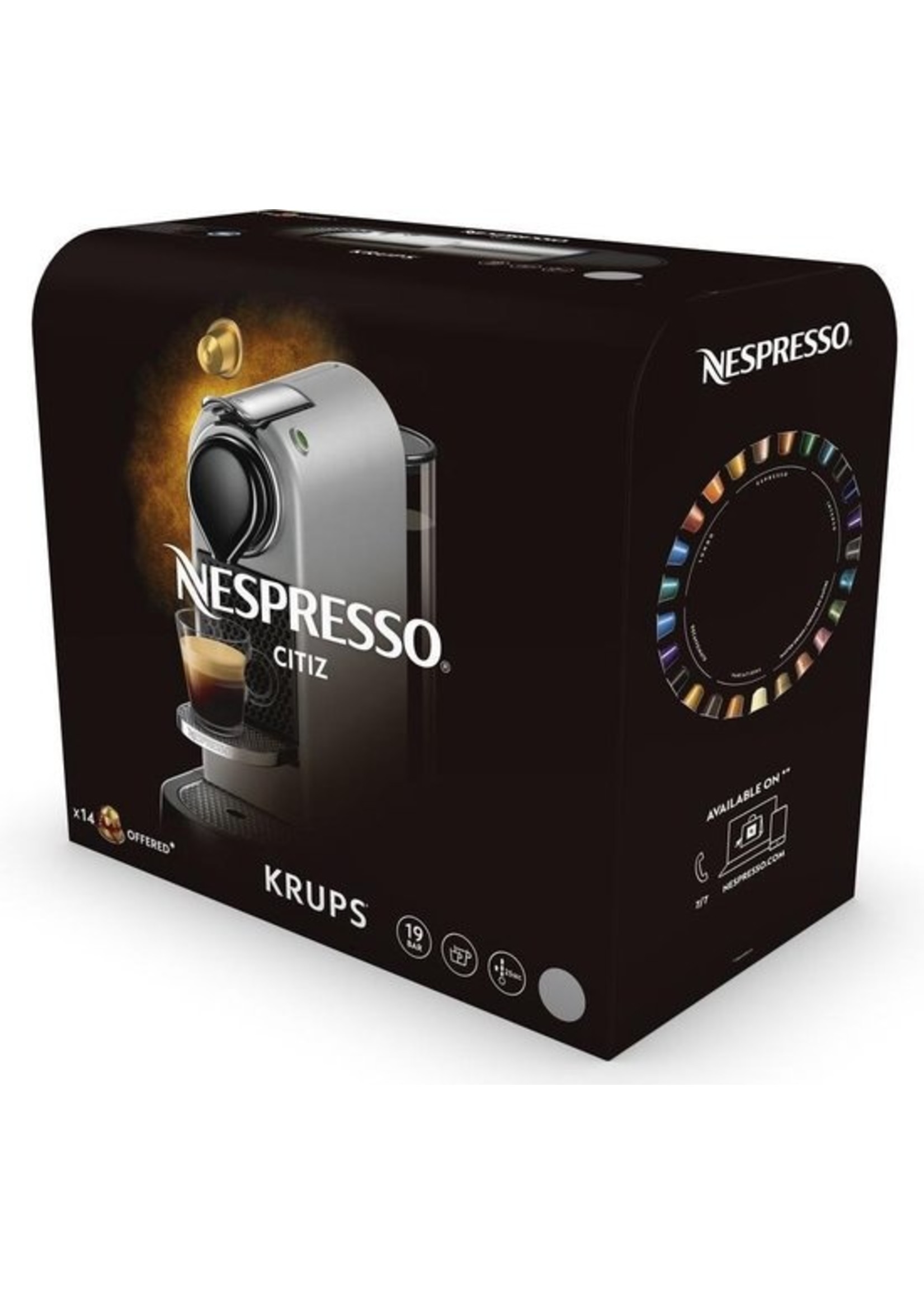 Krups Nespresso Citiz XN741B10 