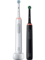 Braun Oral-B Pro 3 3900 - Elektrische Tandenborstel  - Duoverpakking 2 stuks