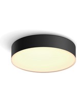 Philips Hue Enrave plafondlamp - warm tot koelwit licht - zwart - 26cm - 1 dimmer switch