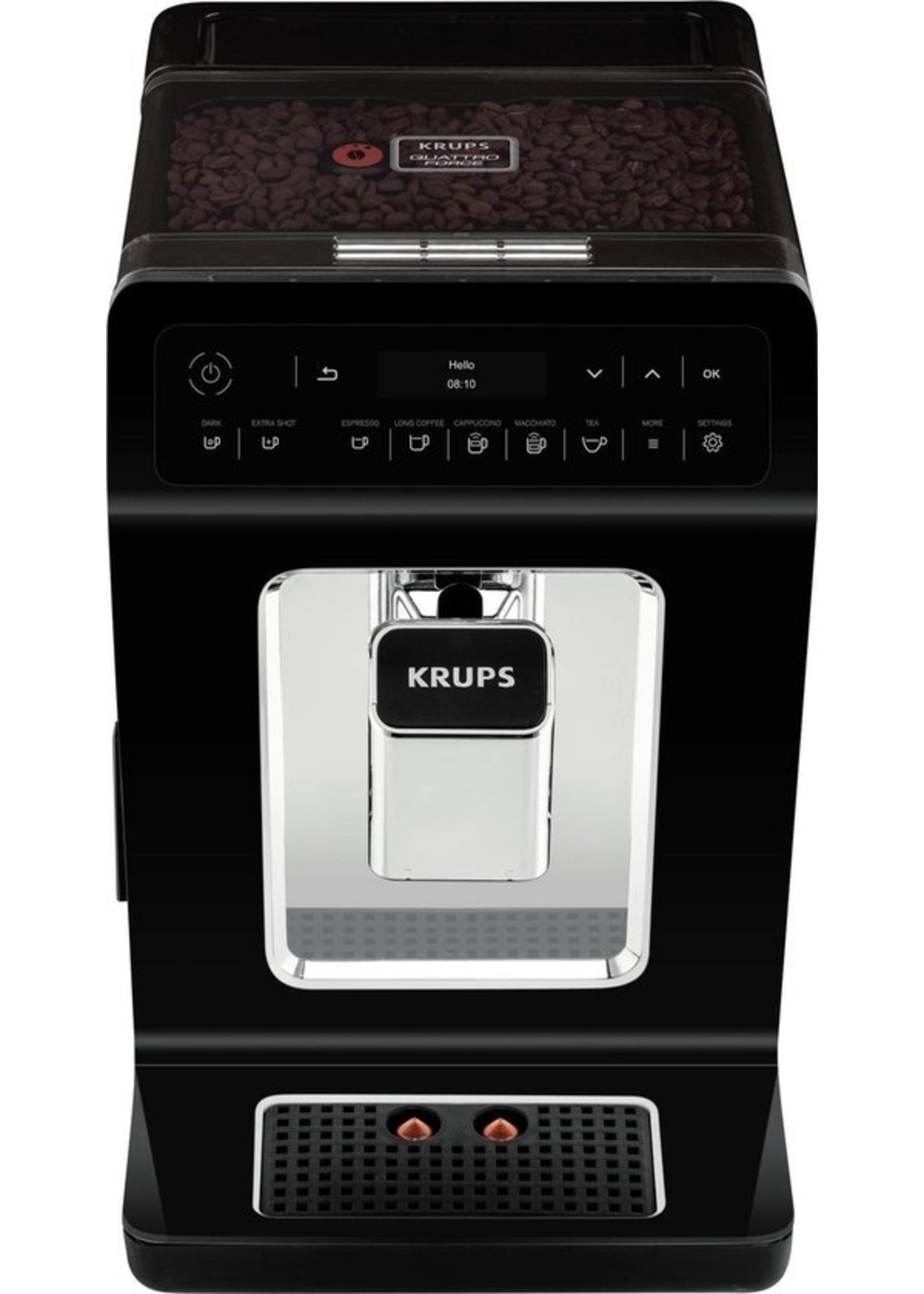 berouw hebben straffen Houden Krups Krups Evidence EA8918 - Volautomatische espressomachine - Zwart -  XXLDEALS