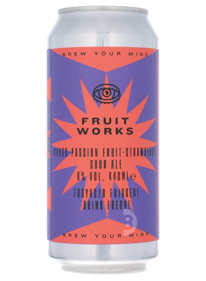 Brew Your Mind - Fruit Works - Mango + Passion Fruit + Strawberry