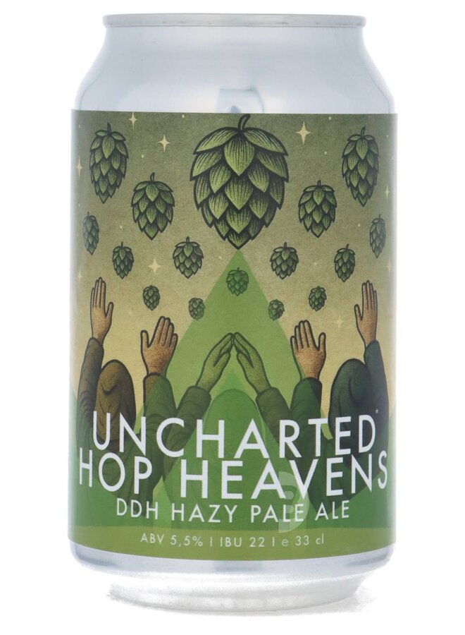 De HopHemel / Uncharted - Uncharted Hop Heavens DDH Hazy Pale Ale