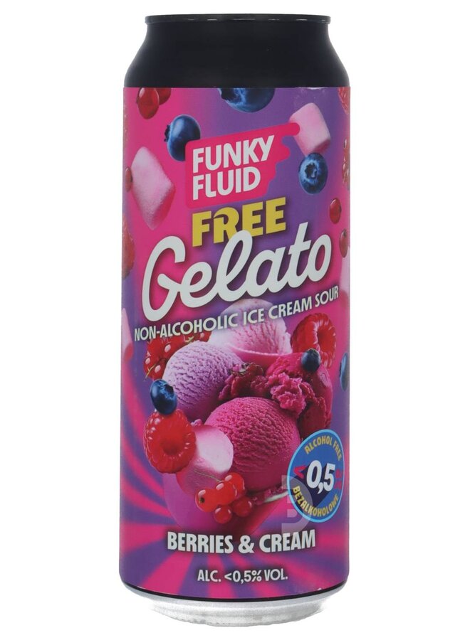 Funky Fluid - Free Gelato: Berries & Cream