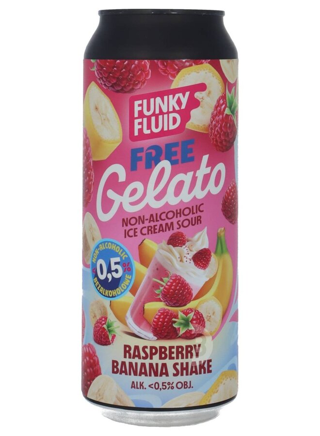Funky Fluid - Free Gelato: Raspberry Banana Shake