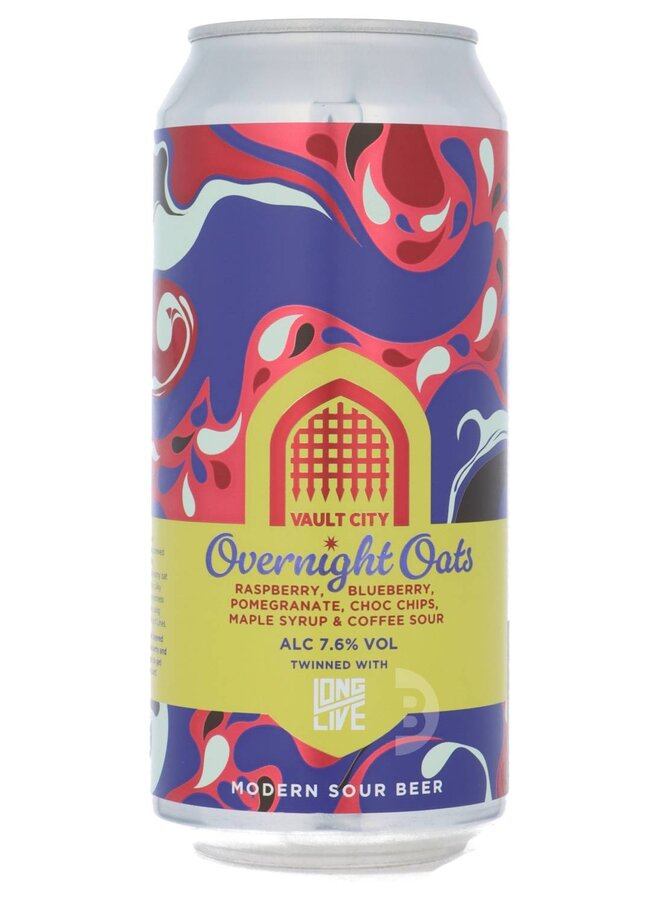 Vault City - Overnight Oats (Raspberry, Blueberry, Pomegranate, Chocolate Chips, Maple Syrup & Coffee)