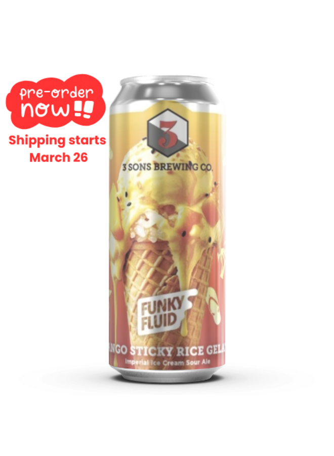 3 Sons / Funky Fluid - Mango Sticky Rice Gelato