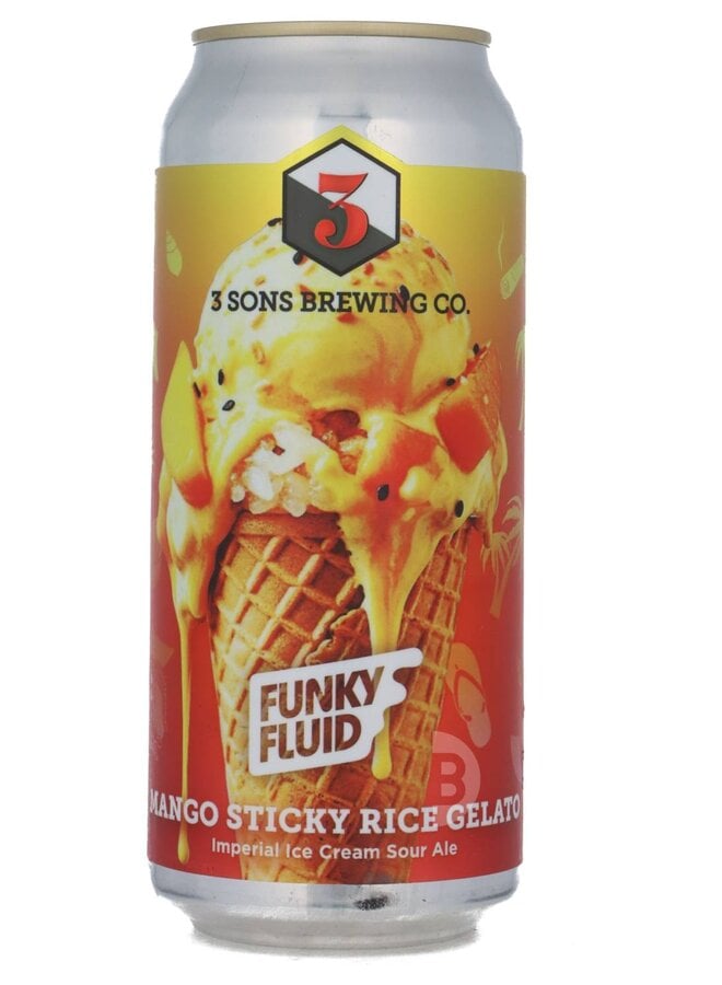 3 Sons / Funky Fluid - Mango Sticky Rice Gelato