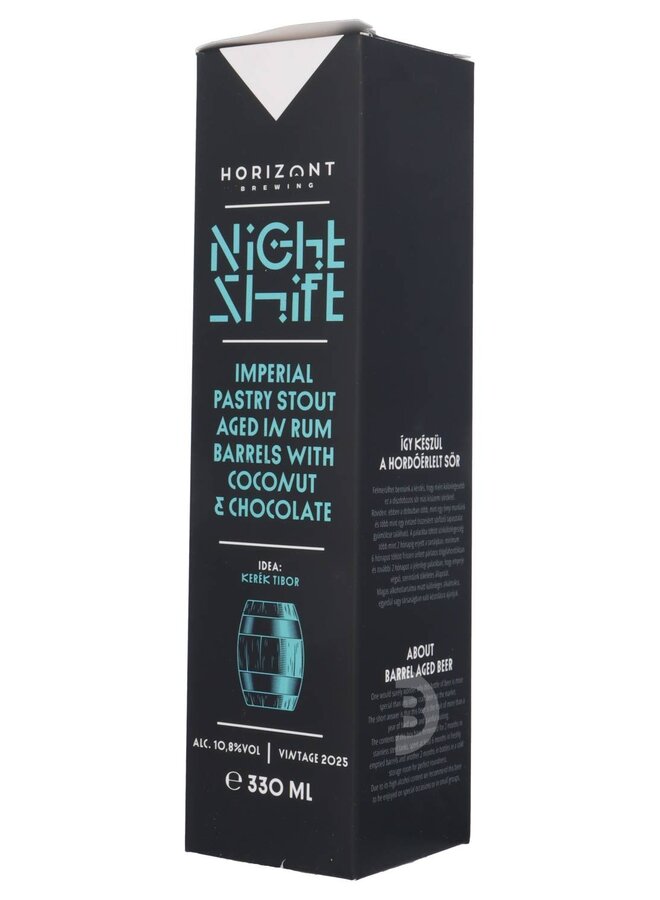 Horizont - Night Shift Vintage 2025 / Imperial Pastry Stout Aged In Rum Barrels With Coconut & Chocolate
