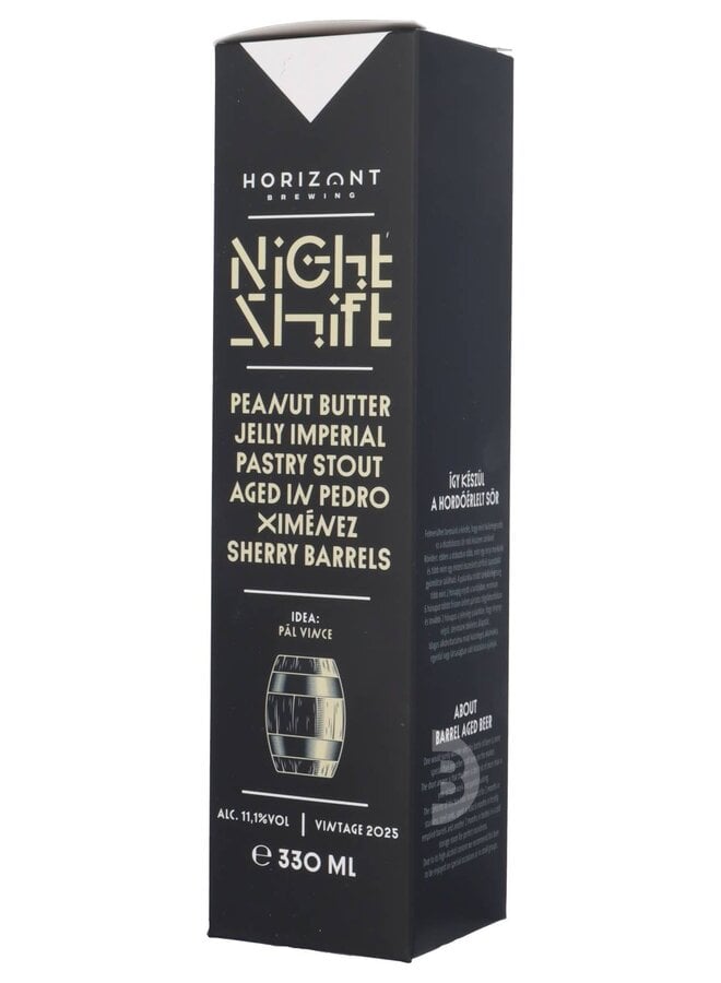 Horizont - Night Shift Vintage 2025 / Peanut Butter Jelly Imperial Pastry Stout Aged In Pedro Ximénez Sherry Barrels