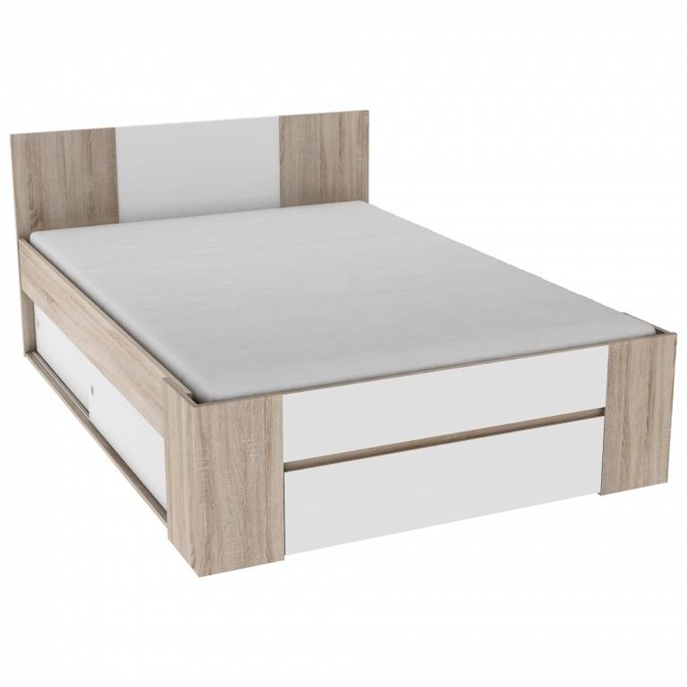 twijfelaar bed sirius (140 x 190/200) - wit - tiqqel