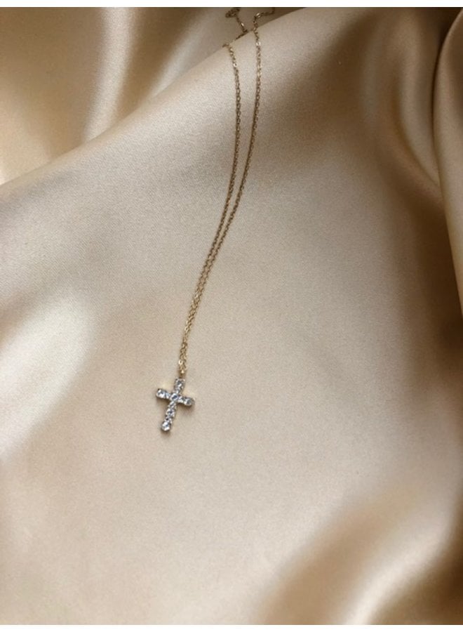 Necklace - Diamond Cross