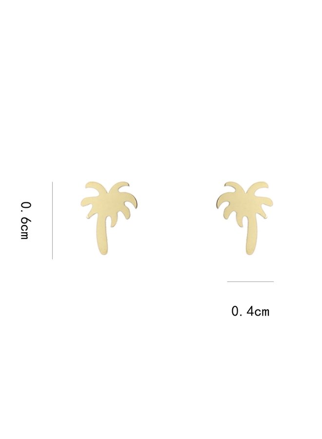 Earrings - Palm Tree