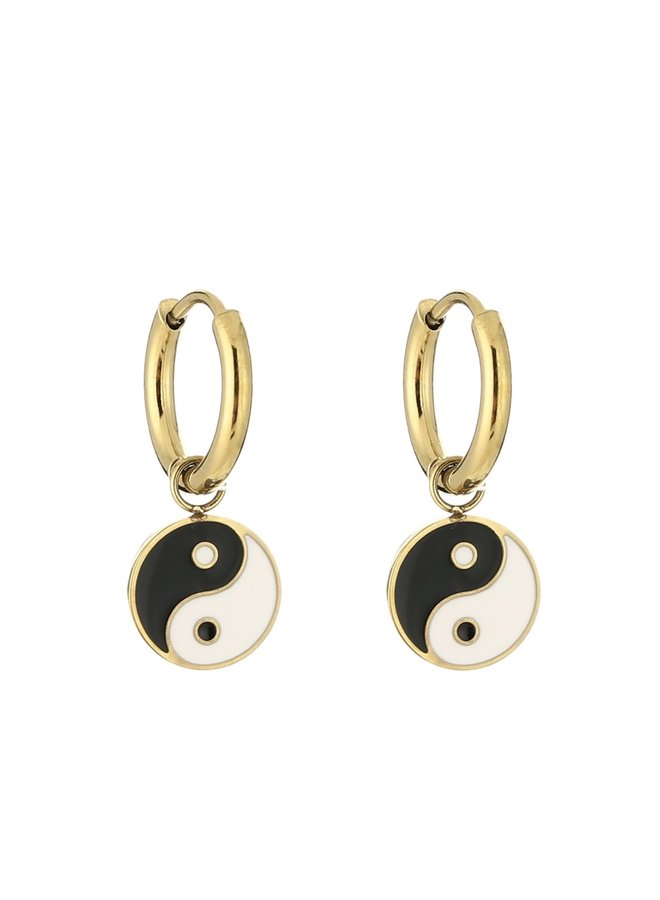 Earrings - Yin Yang