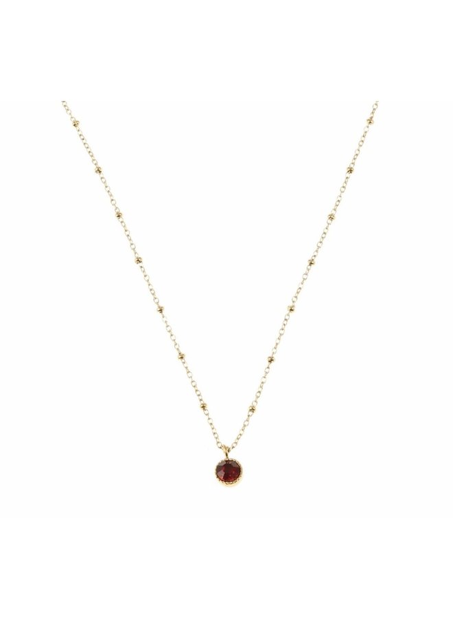 Necklace - Deep Red