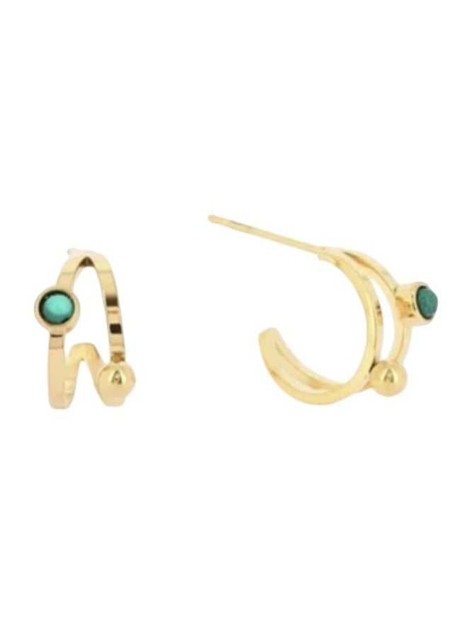 Earrings - Demi Turquoise