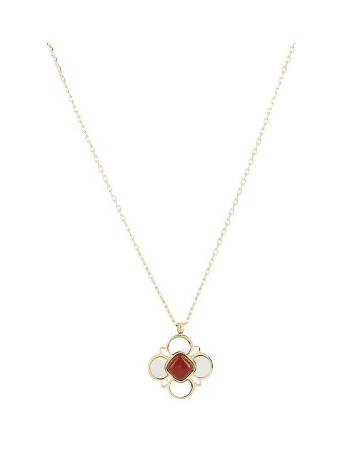 Necklace - Aline Carnelian