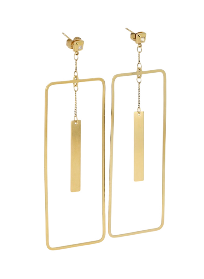 Earrings - Long Rectangle