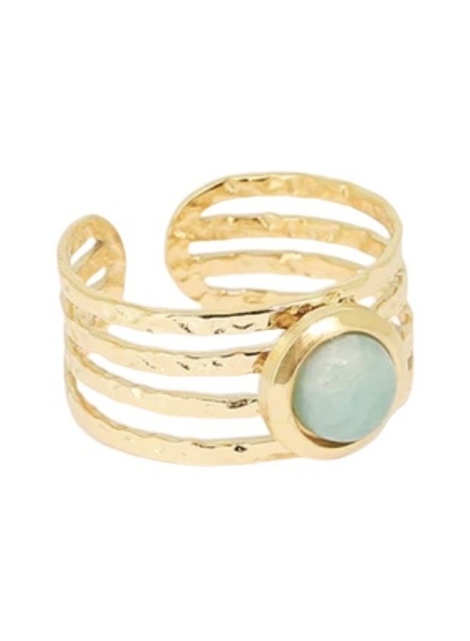 Ring - Maleya Amazonite