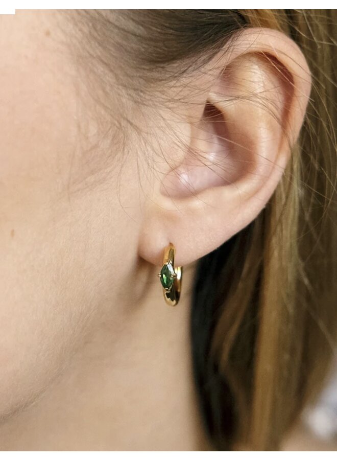 Earrings - Marquise Green