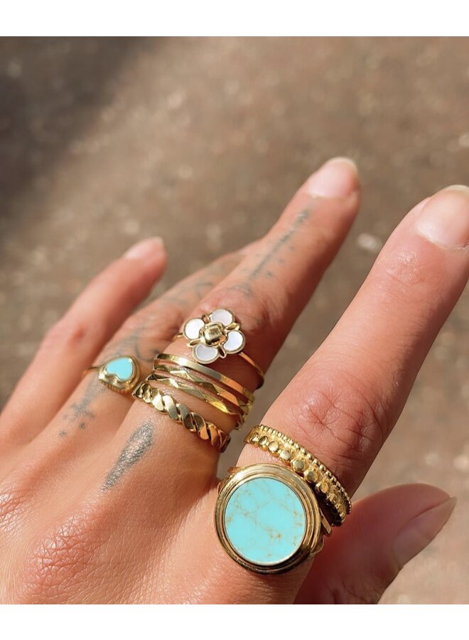 Ring - Cupidon Turquoise