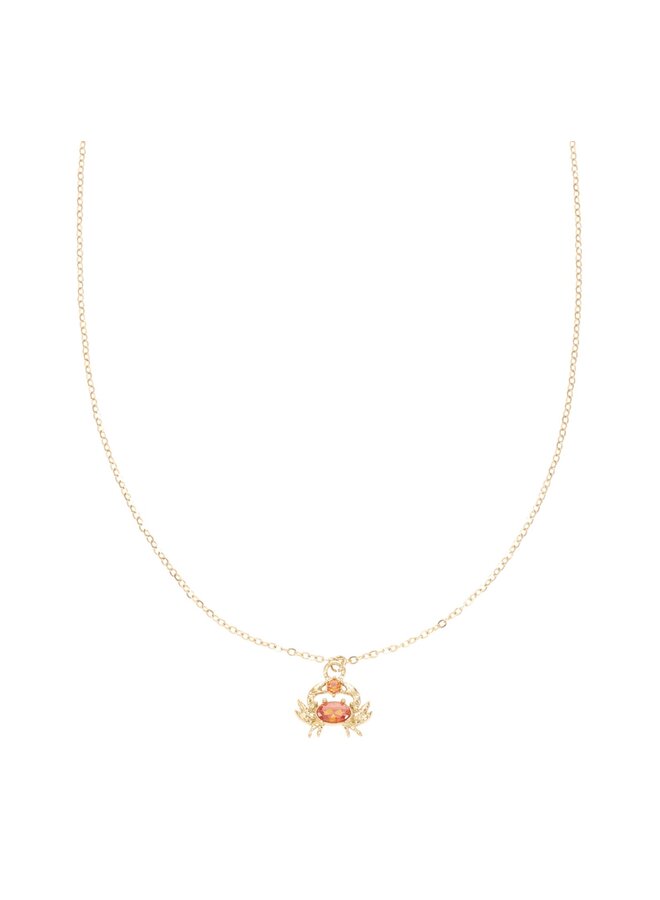 Necklace - Orange Crab
