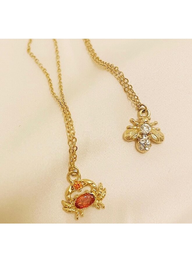 Necklace - Diamond Bee