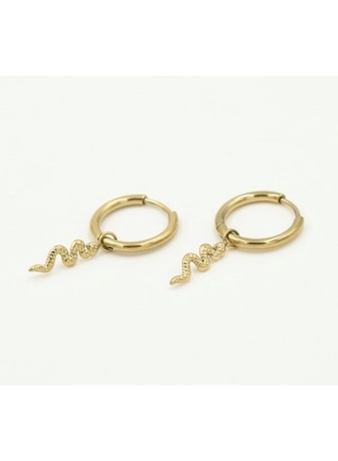 Earrings - Small Snake