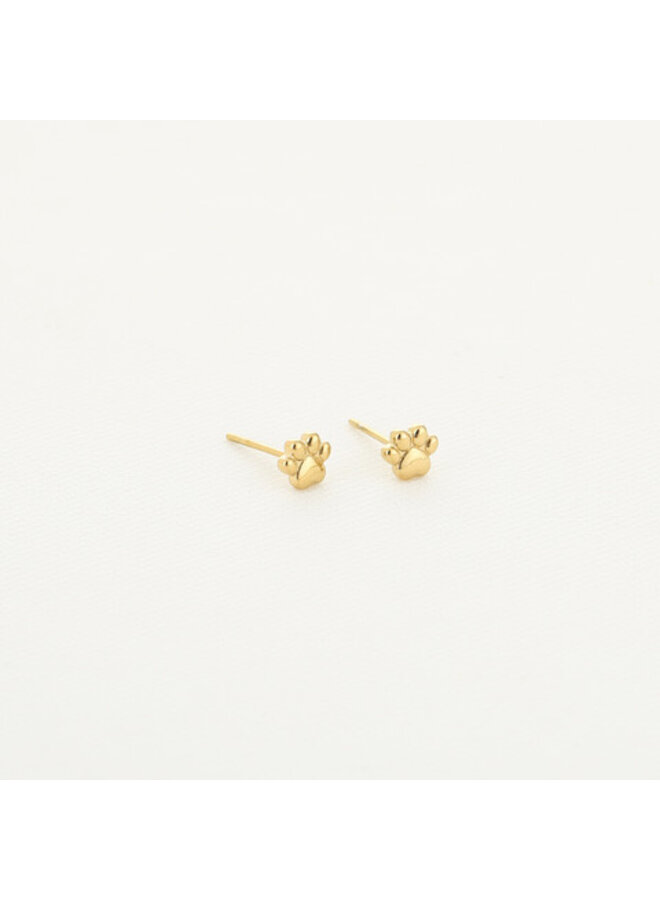 Earrings - Little Dog / Cat Feet Studs