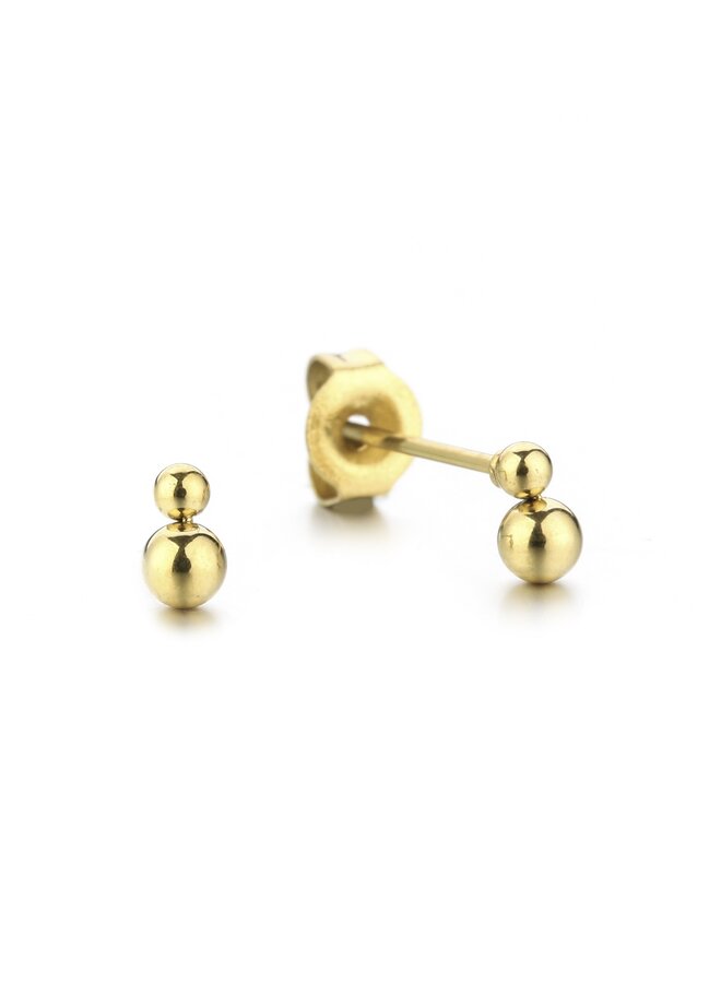 Earrings - 2 Balls Studs