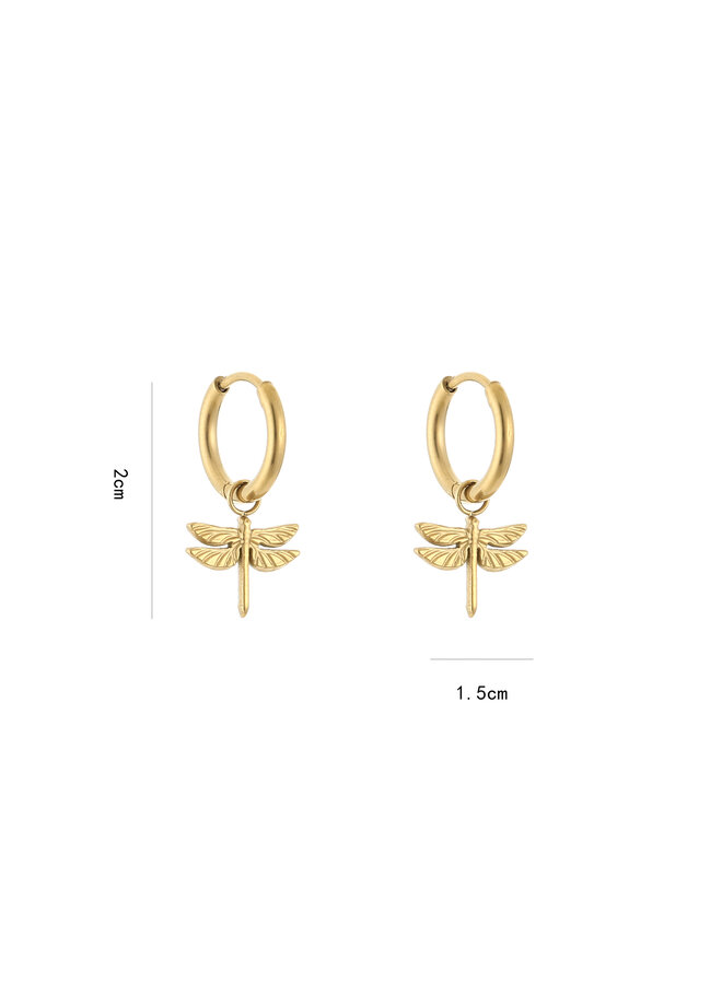 Earrings - Dragonfly