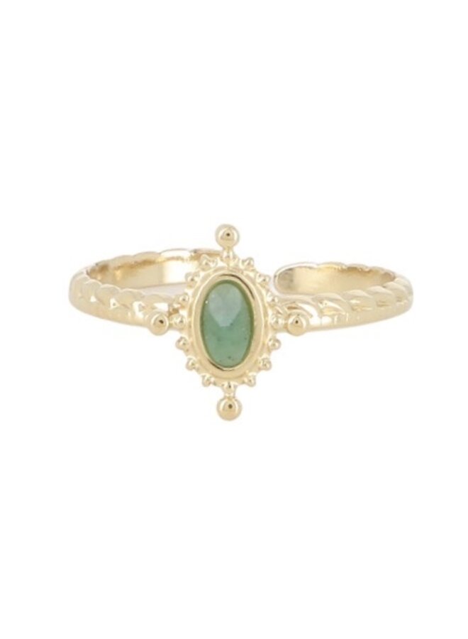 Ring - Shea Green Jasper