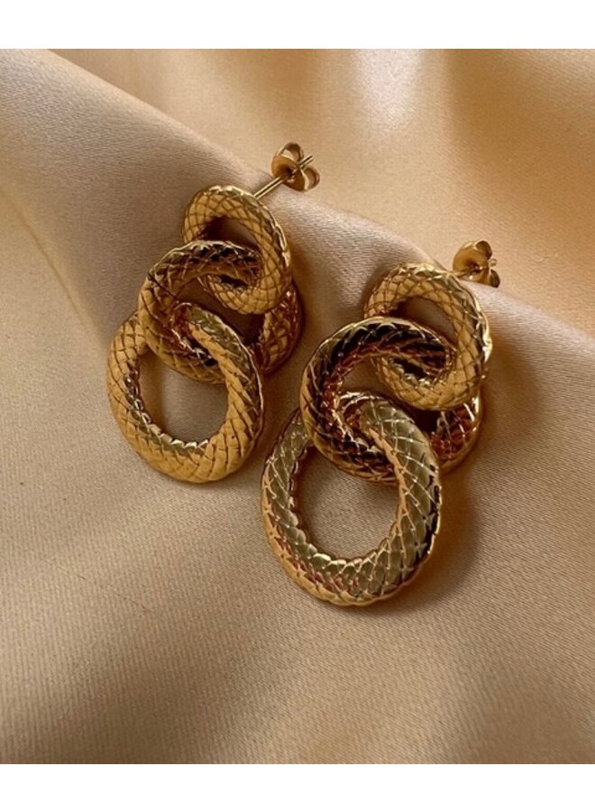 Earrings - Farah Snake