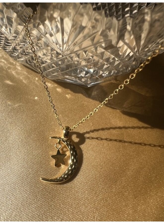 Ketting - Big Moon and Star