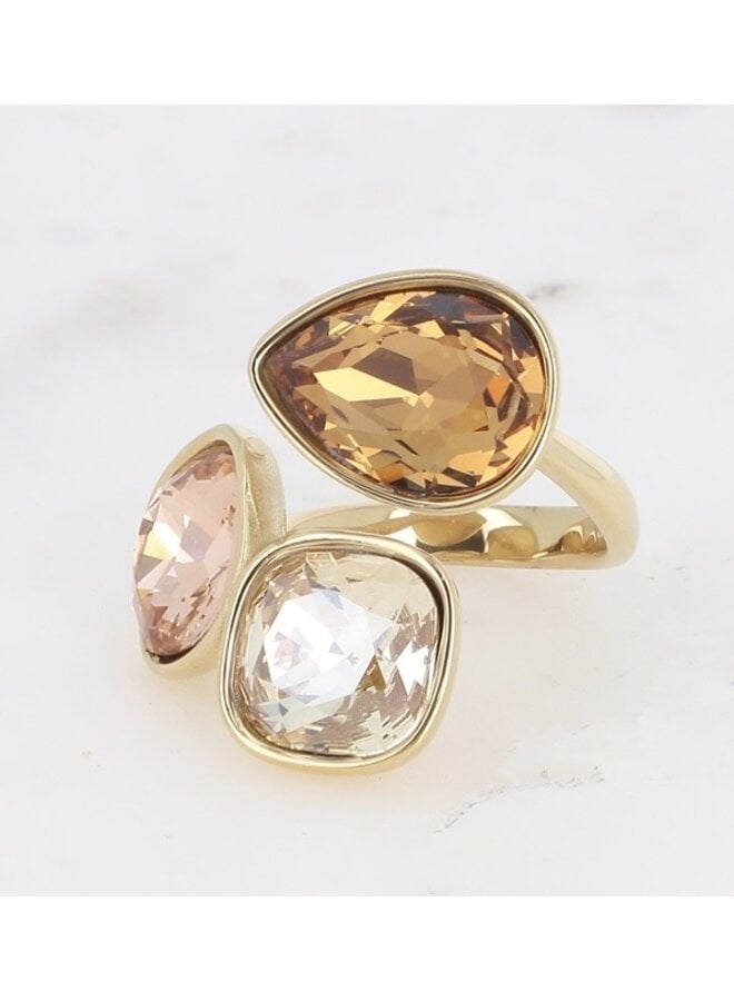 Ring - Azarys Nude with Light Pink